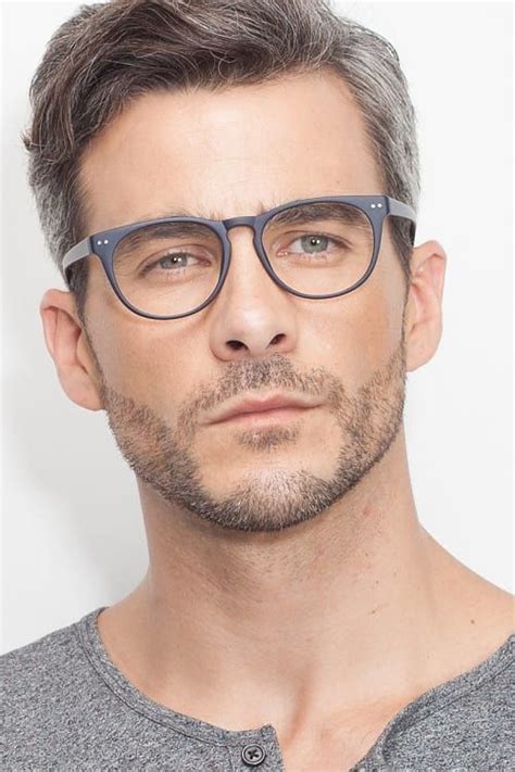 oval shaped glasses for men.